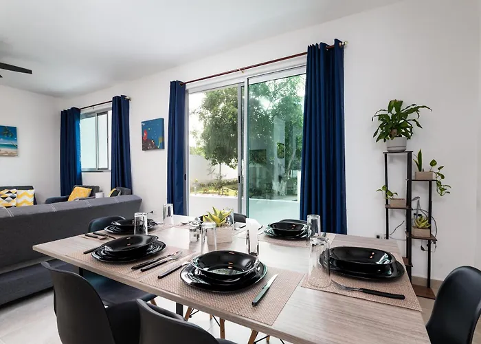Depa Familiar Pb 6pax Con Alberca Rodeado De Restaurantes Zona Segura Appartement