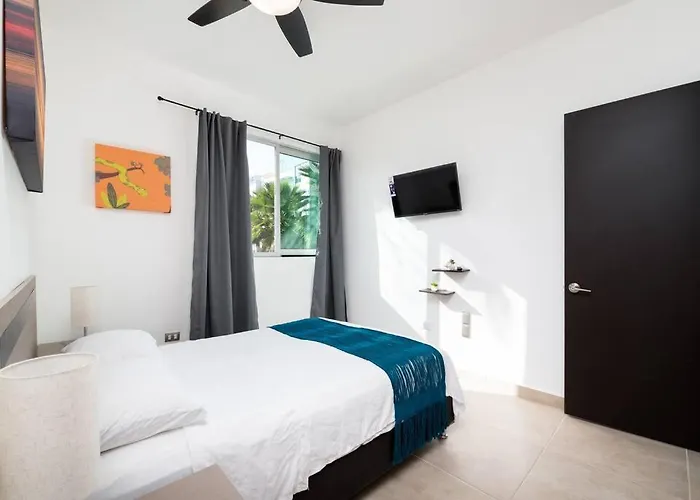 Depa Familiar Pb 6pax Con Alberca Rodeado De Restaurantes Zona Segura Appartement *