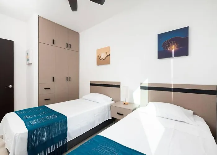 Appartement Depa Familiar Pb 6pax Con Alberca Rodeado De Restaurantes Zona Segura