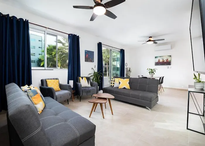Appartement Depa Familiar Pb 6pax Con Alberca Rodeado De Restaurantes Zona Segura *