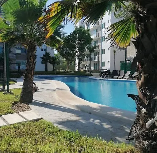 Depa Familiar Pb 6pax Con Alberca Rodeado De Restaurantes Zona Segura * Playa del Carmen