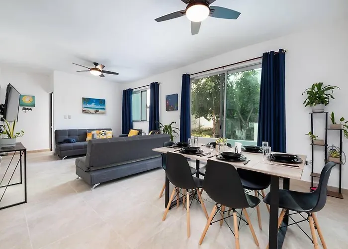 Appartement Depa Familiar Pb 6pax Con Alberca Rodeado De Restaurantes Zona Segura