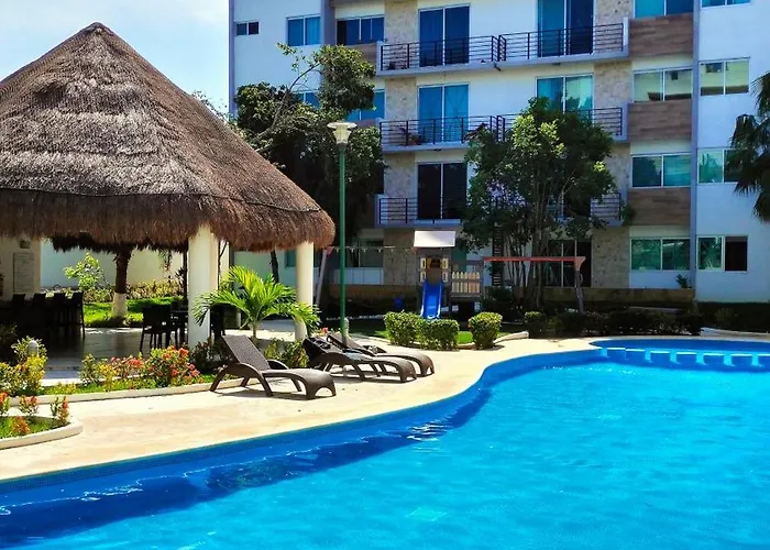 Depa Familiar Pb 6pax Con Alberca Rodeado De Restaurantes Zona Segura Appartement