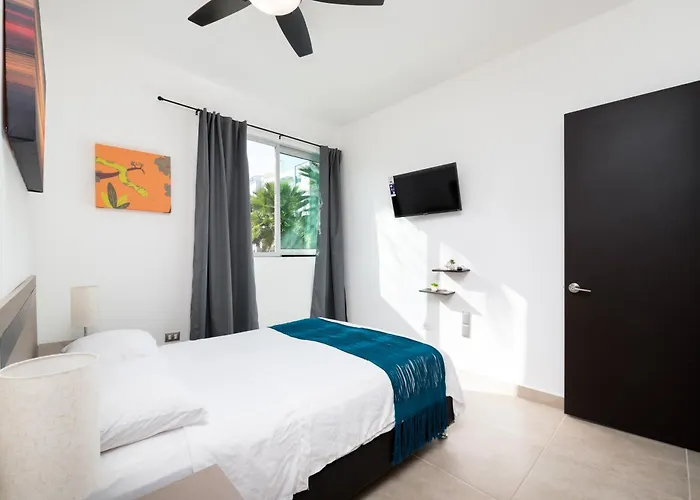 Depa Familiar Pb 6pax Con Alberca Rodeado De Restaurantes Zona Segura Appartement *